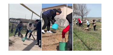 "Таза Қазақстан" Республикалық экологиялық акциясын жүзеге асыру бойынша "Д.Қонаев атындағы орта мектебі" отдела образования Кербулакского района